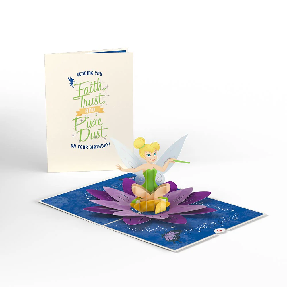 Disney's Tinker Bell Pixie Dust Birthday Pop-Up Card - Image 4