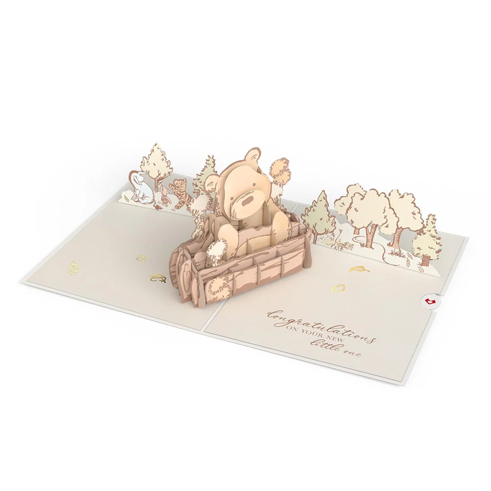 Disney's Winnie the Pooh New Baby Pop-Up Card - Image 3