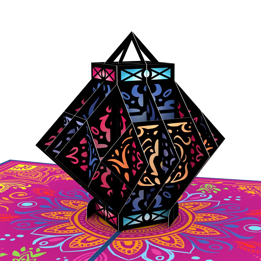 Diwali Kandeel Pop-Up Card - Image 2