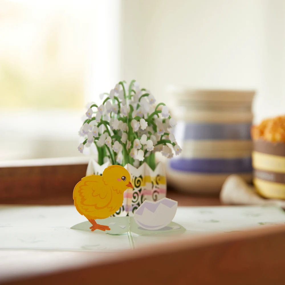 Easter Lily of the Valley Pop-Up Card - Image 5