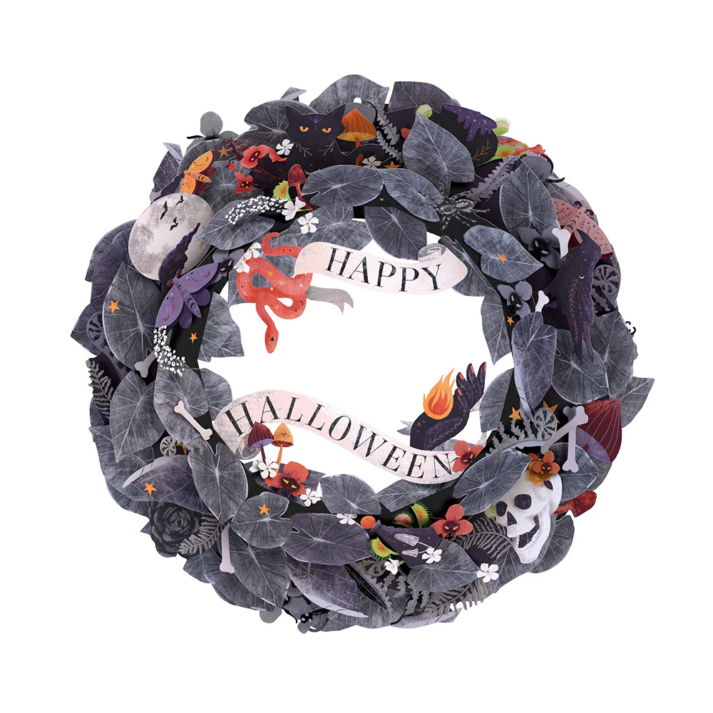 Enchantingly Eerie Halloween Wreath and Sentiment Set for Niece - Image 3