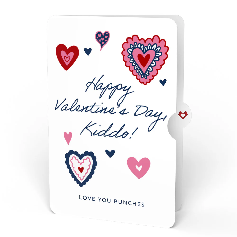 Everlasting Rose Valentine HeartFelt Charm Card™ and Sentiment Set for Kiddo - Image 4