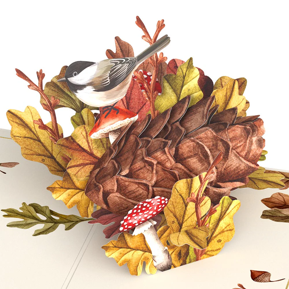 Fall Forest Floor Pop-Up Card - Image 2