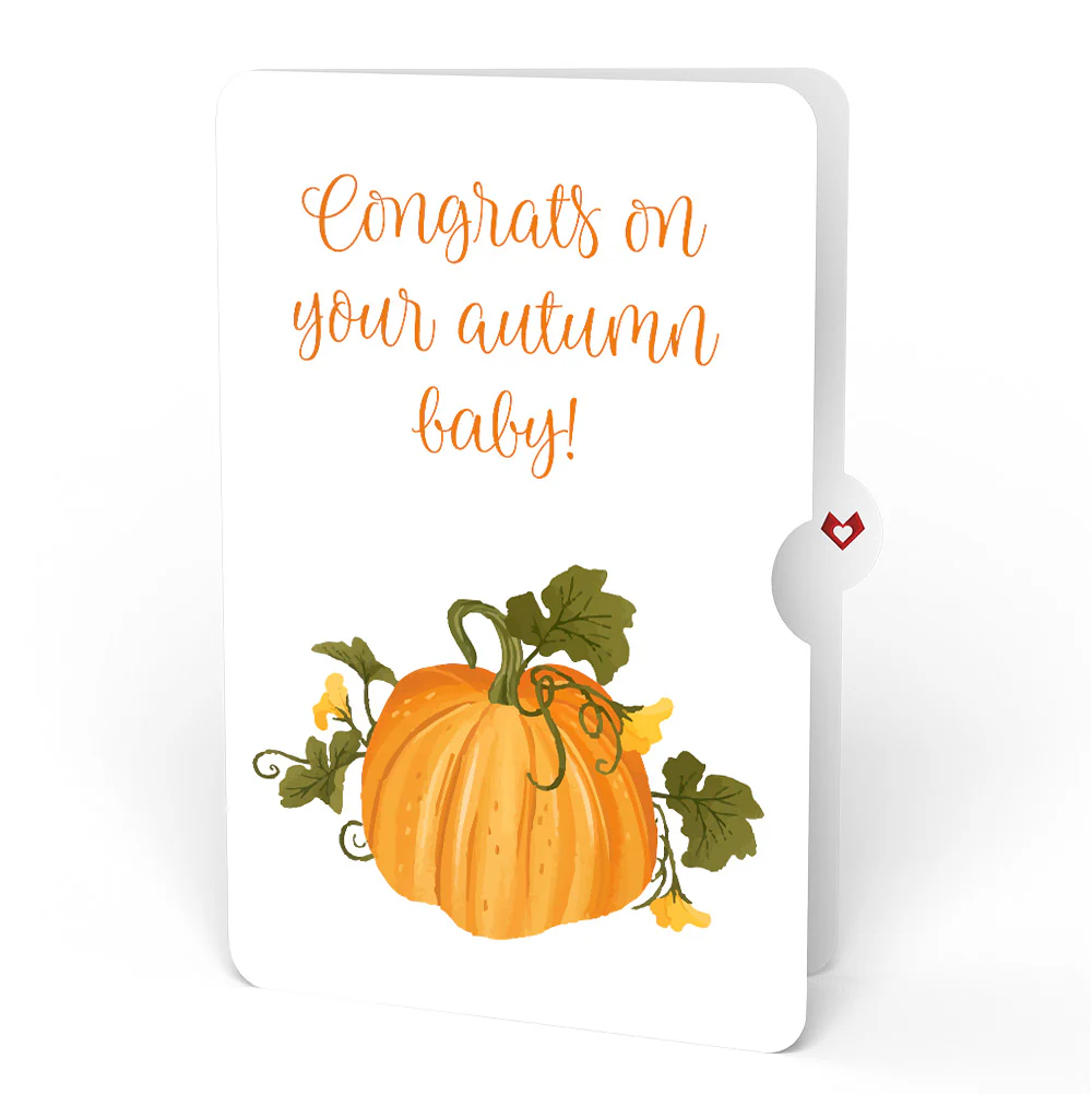 Fall is in the Air New Baby Pop-Up Card and Sentiment Set - Image 4