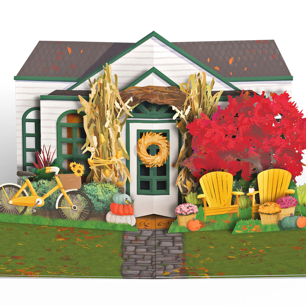 Fall Welcome 10th Anniversary Pop-Up Card and Sentiment Set - Image 3