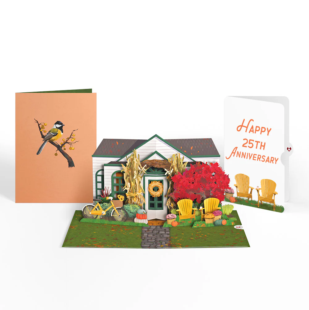 Fall Welcome 25th Anniversary Pop-Up Card and Sentiment Set