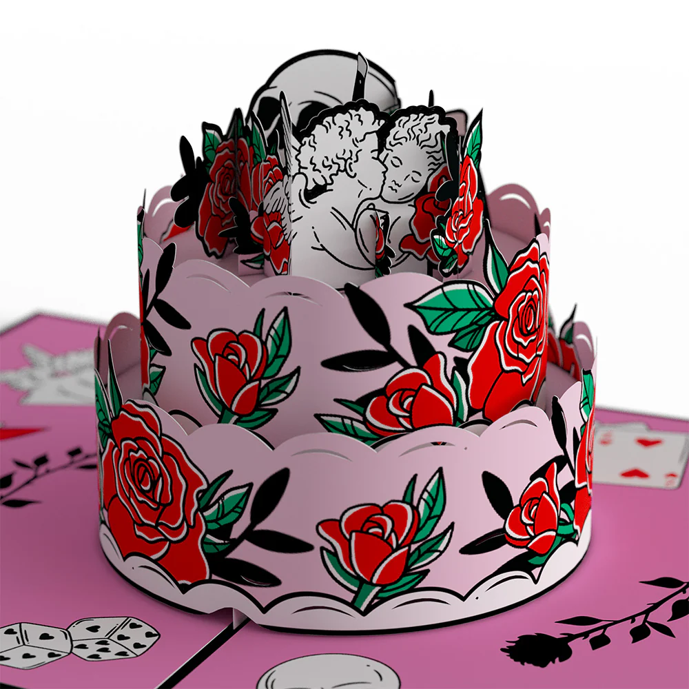 Fatally Yours Love Pop-Up Card and Sentiment Set for Husband - Image 3