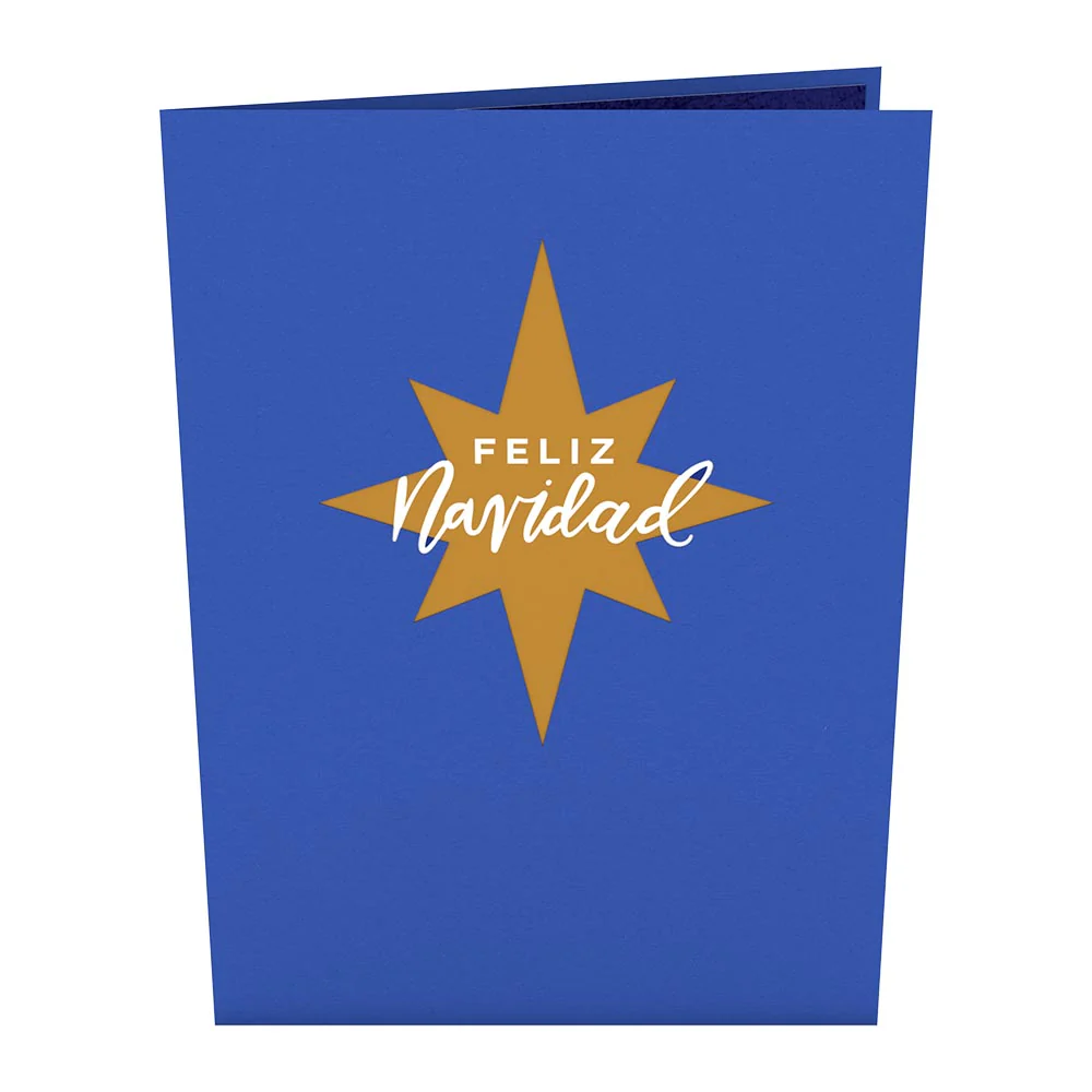 Feliz Navidad Nativity Pop-Up Card - Image 4