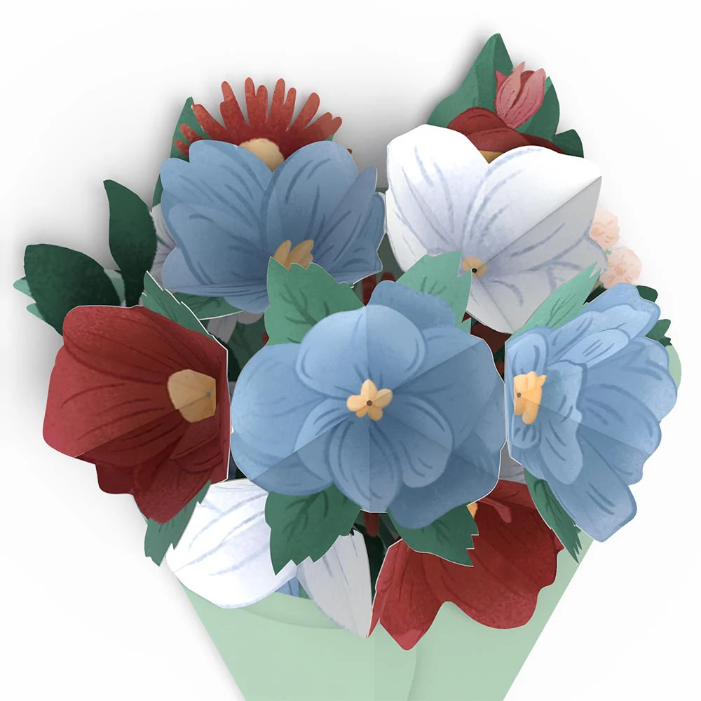Frosted Floral Little Blooms (Notecard 5-Pack) - Image 2