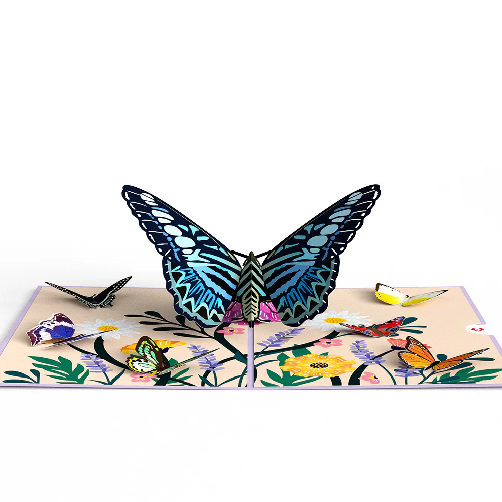 Garden Butterflies Pop-Up Card - Image 3