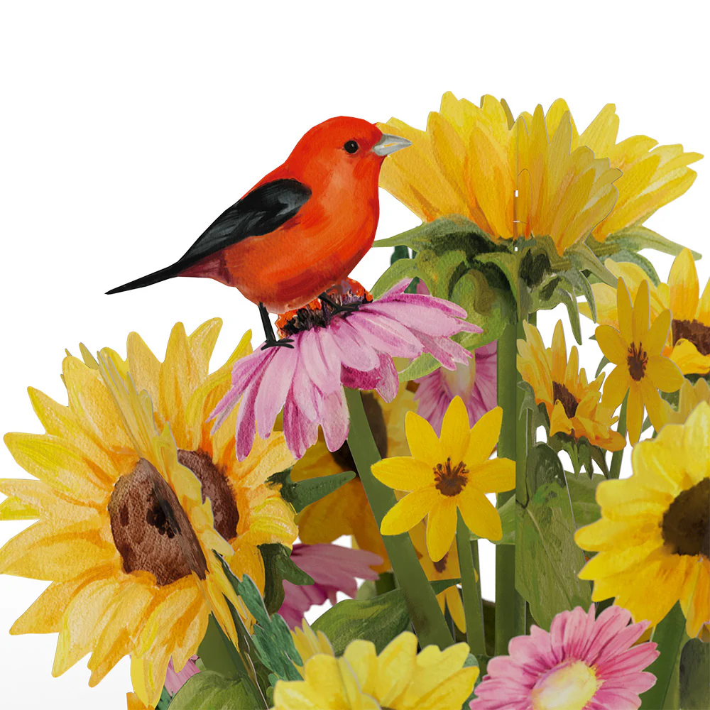 Golden Sunflower 1st Anniversary Bouquet and Sentiment Set - Image 3