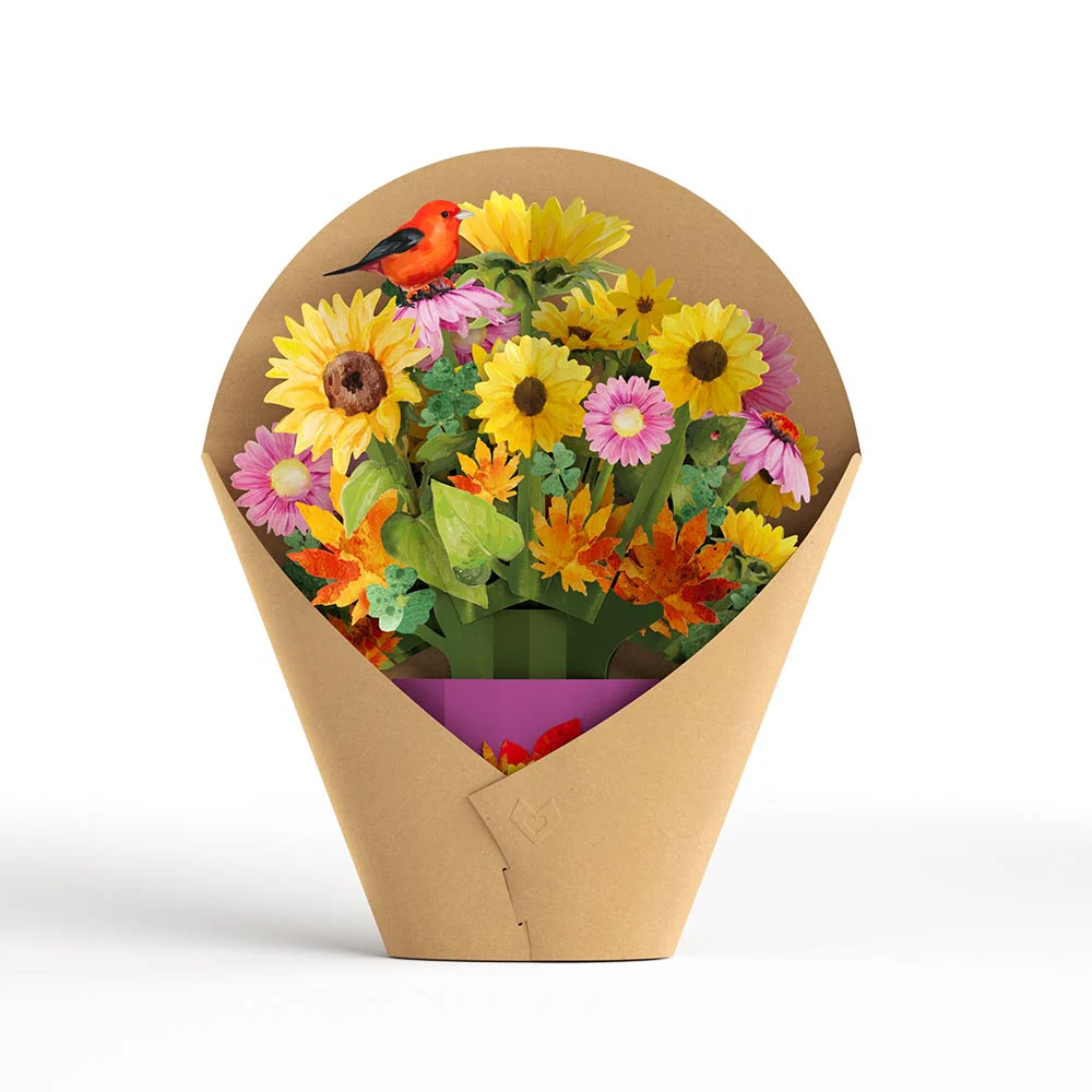 Golden Sunflower Bouquet - Image 4
