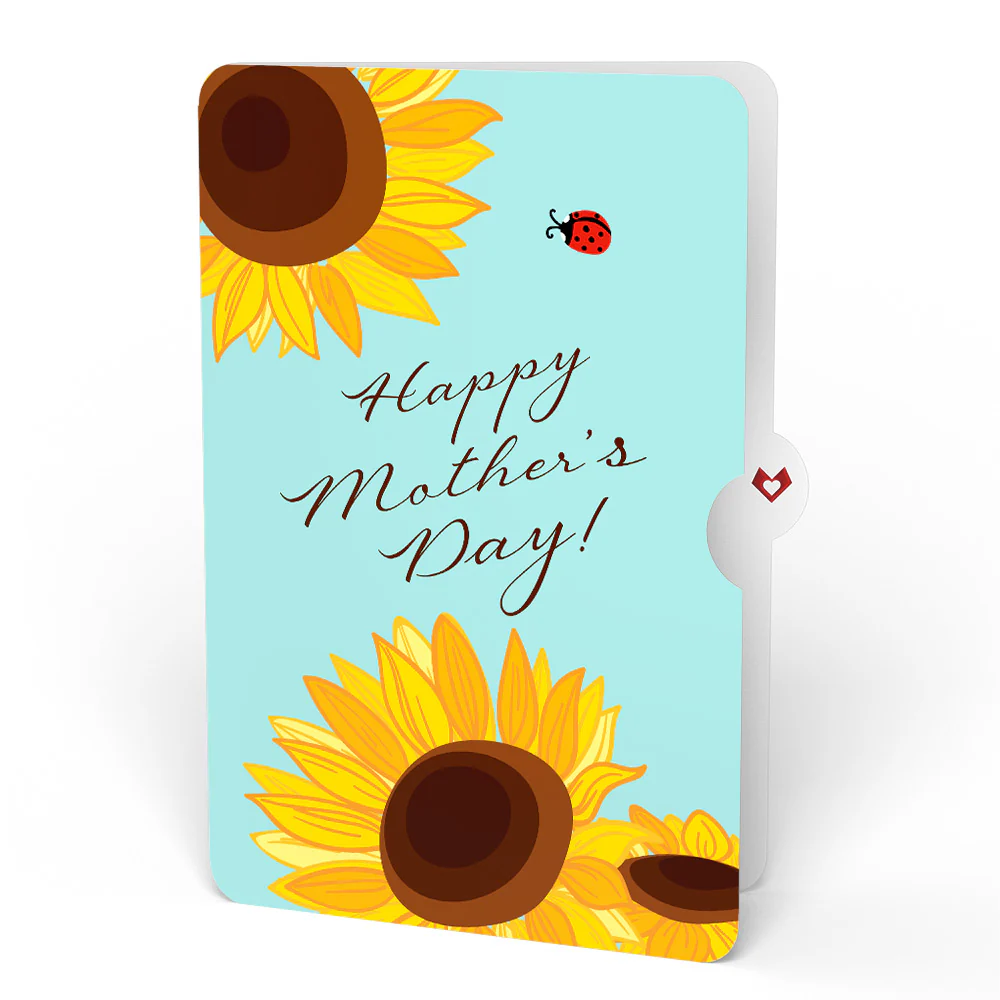 Golden Sunflower Mother’s Day Bouquet and Sentiment Set - Image 4