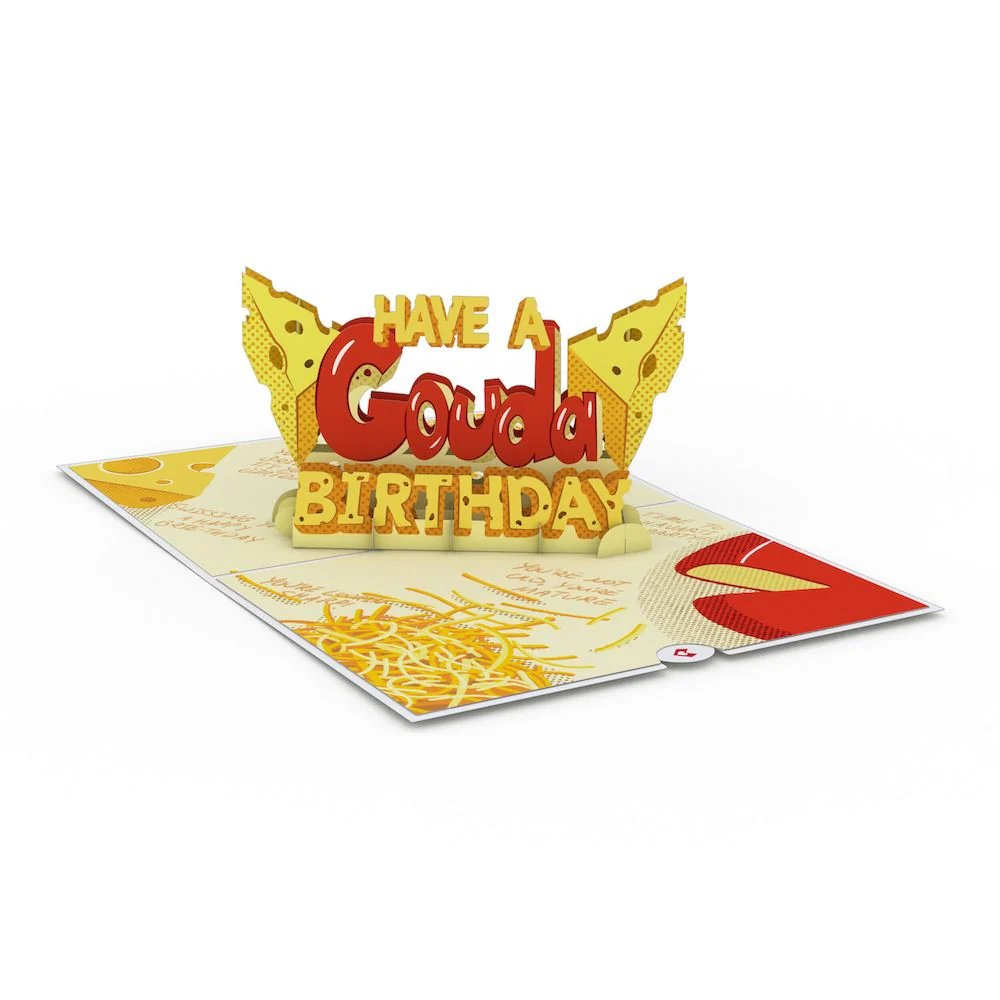 Gouda Birthday Pop-Up Card - Image 3
