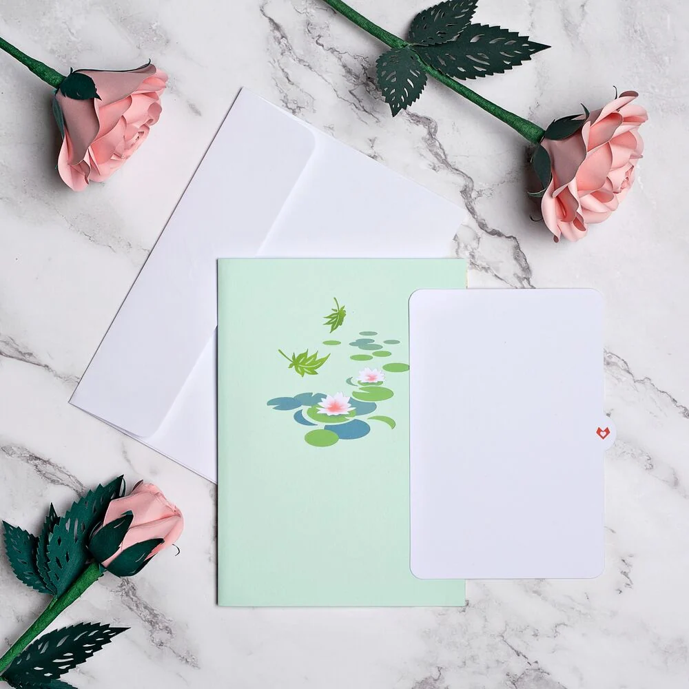 Green Maple Tree Pop-Up Card - Image 10