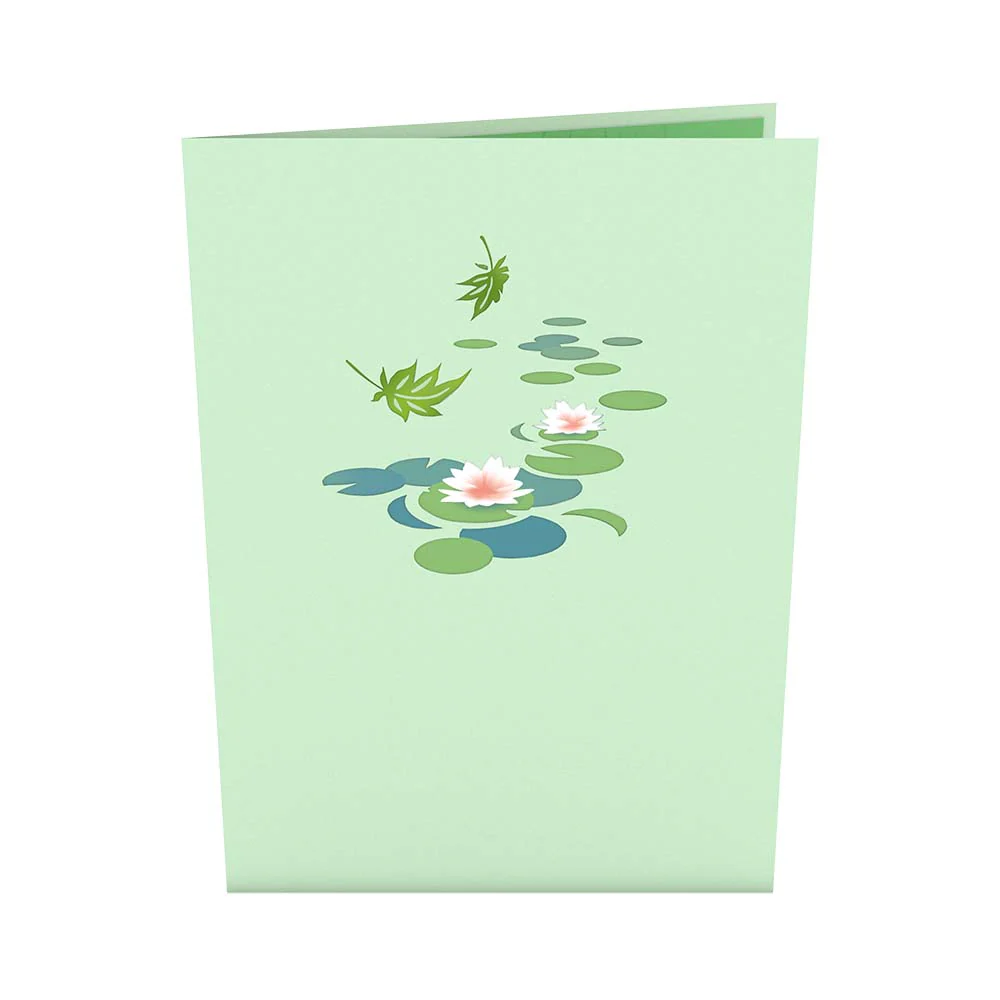 Green Maple Tree Pop-Up Card - Image 4