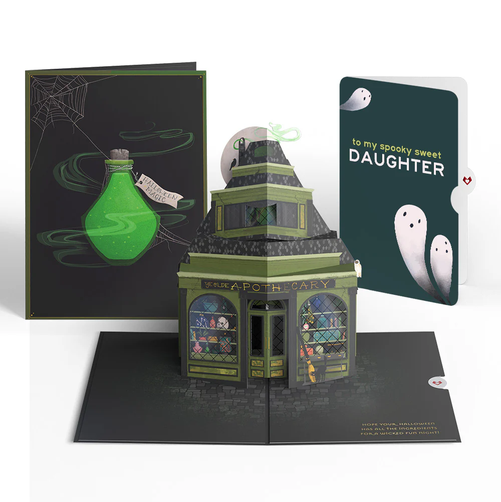 Halloween Apothecary Pop-Up Card and Sentiment Set for Daughter
