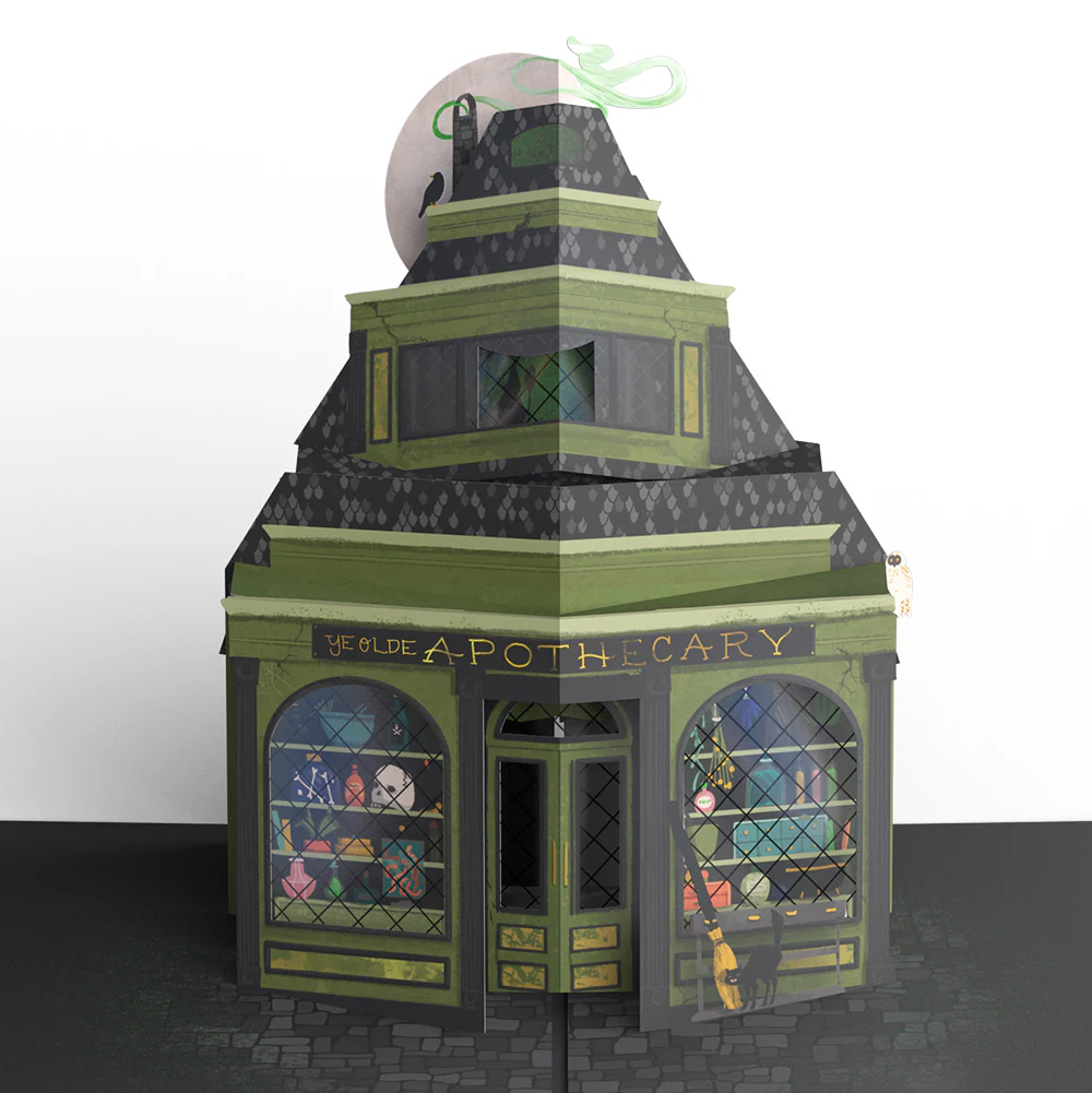 Halloween Apothecary Pop-Up Card and Sentiment Set for Grandma - Image 3