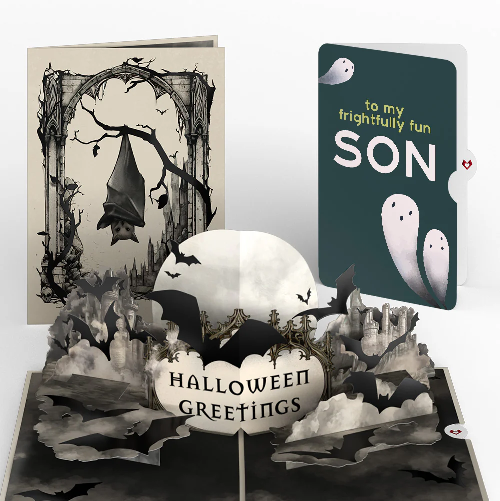 Halloween Greetings Pop-Up Card and Sentiment Set for Son