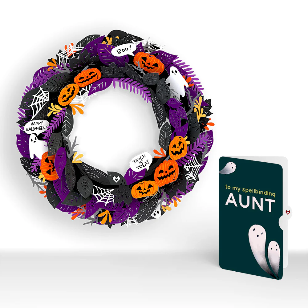 Halloween Wreath and Sentiment Set for Aunt