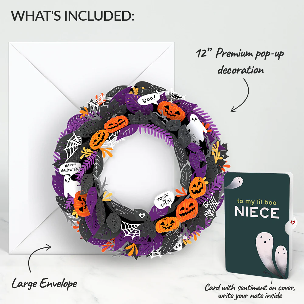 Halloween Wreath and Sentiment Set for Niece - Image 2