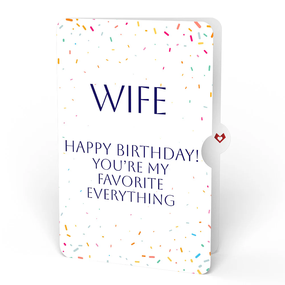 Happy Birthday Balloons Music and Lights Pop-Up Card and Sentiment Set for Wife - Image 4