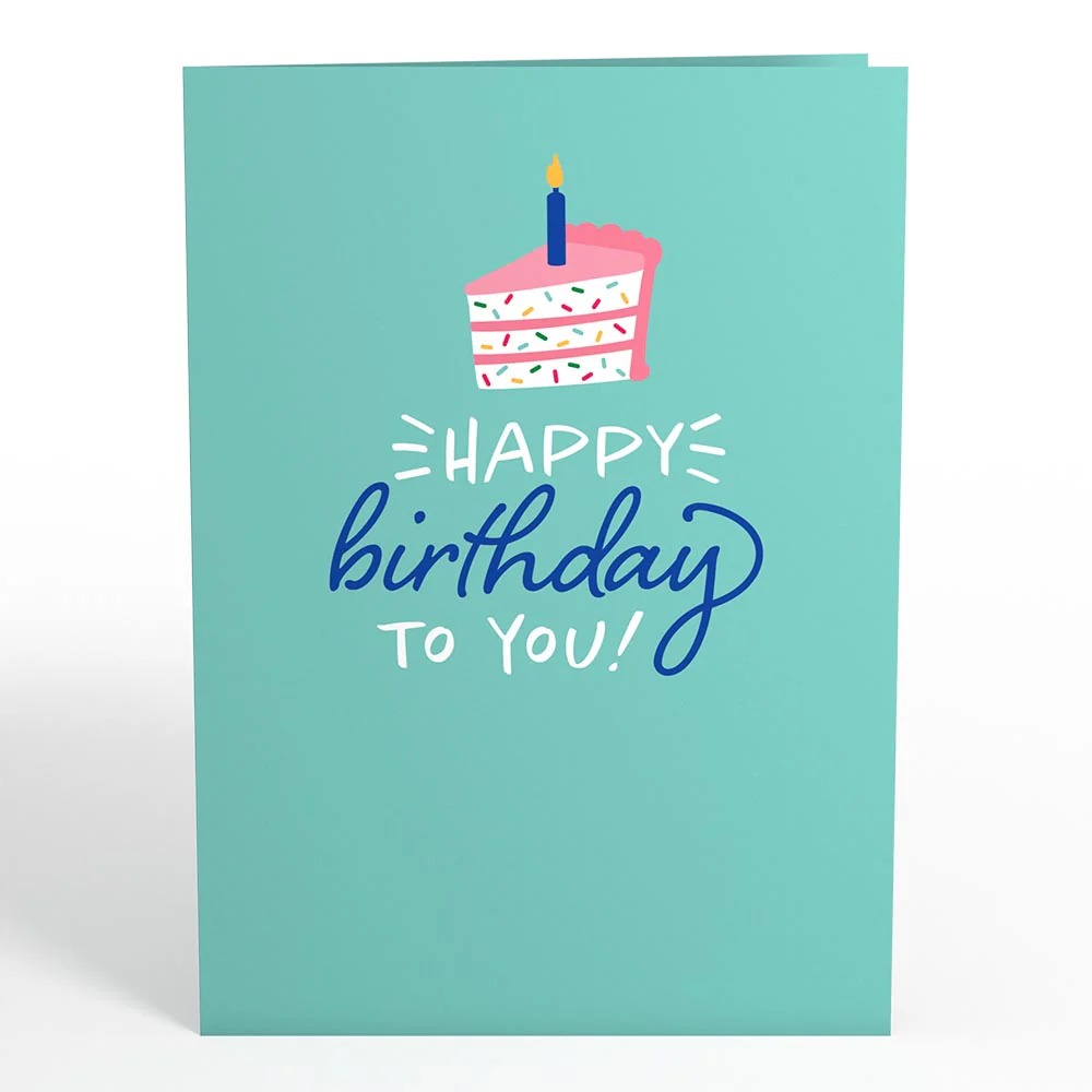 Happy Birthday Card with Mini Bouquet - Image 3