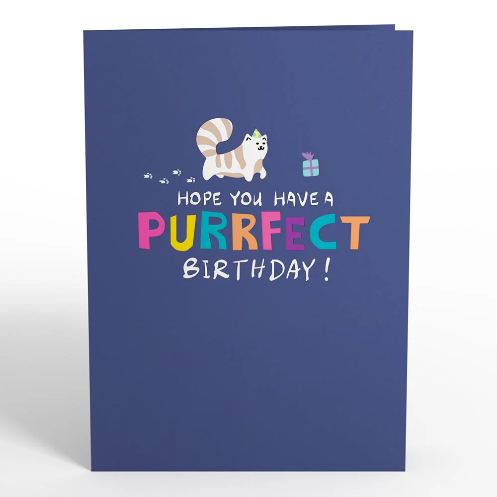 Happy Birthday Cats Pop-Up card - Image 4