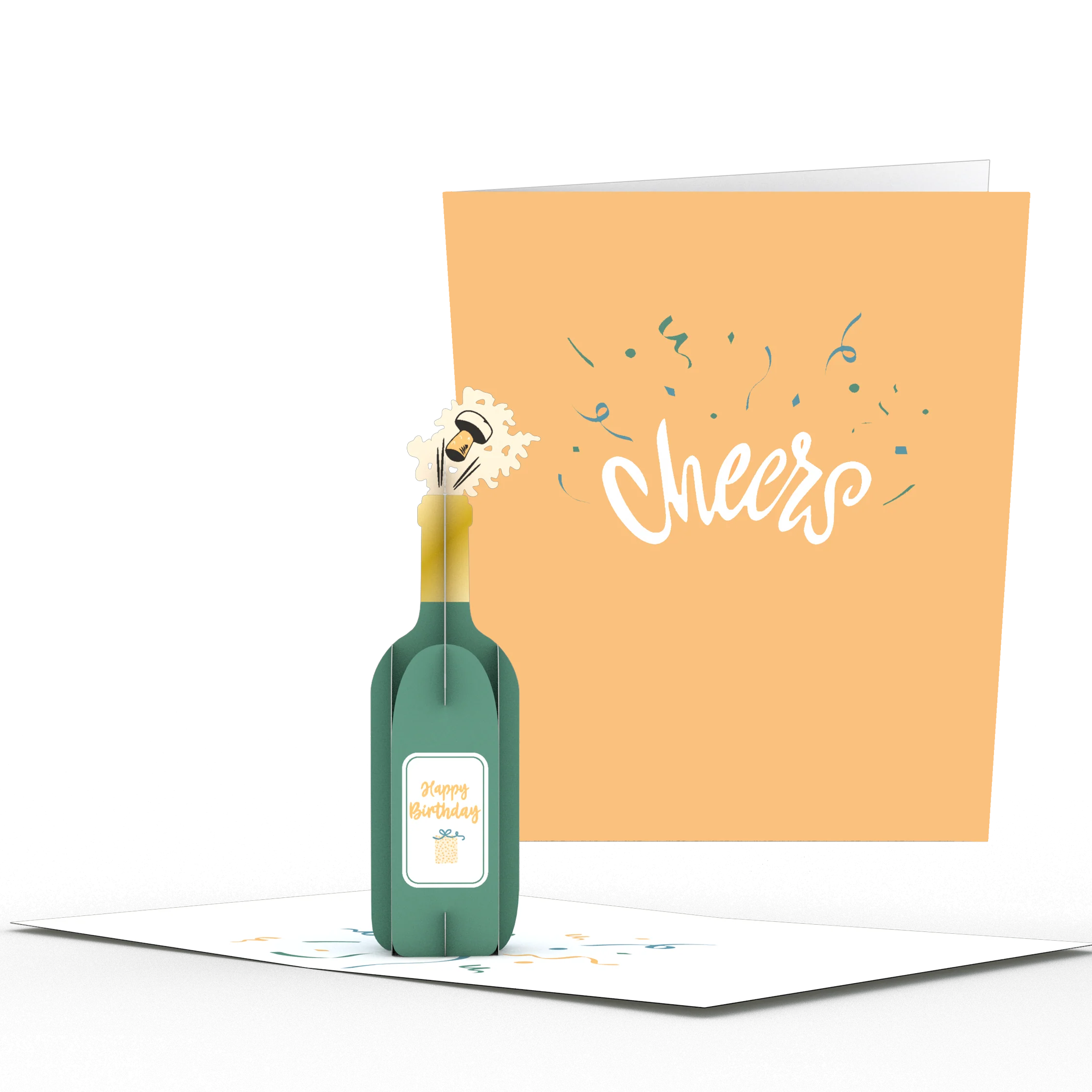 Happy Birthday Cheers: Paperpop® Card
