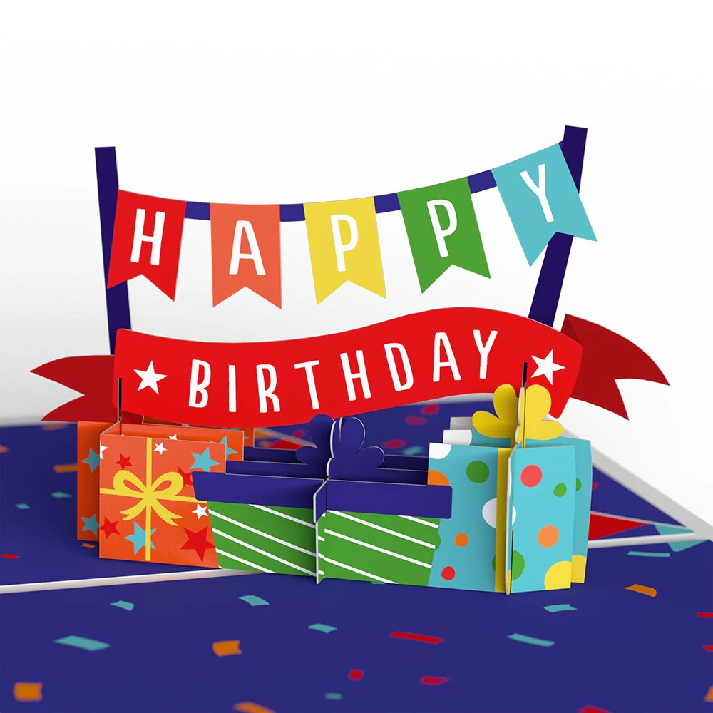 Happy Birthday Endless Surprises 4-in-1 Nesting Card - Image 10