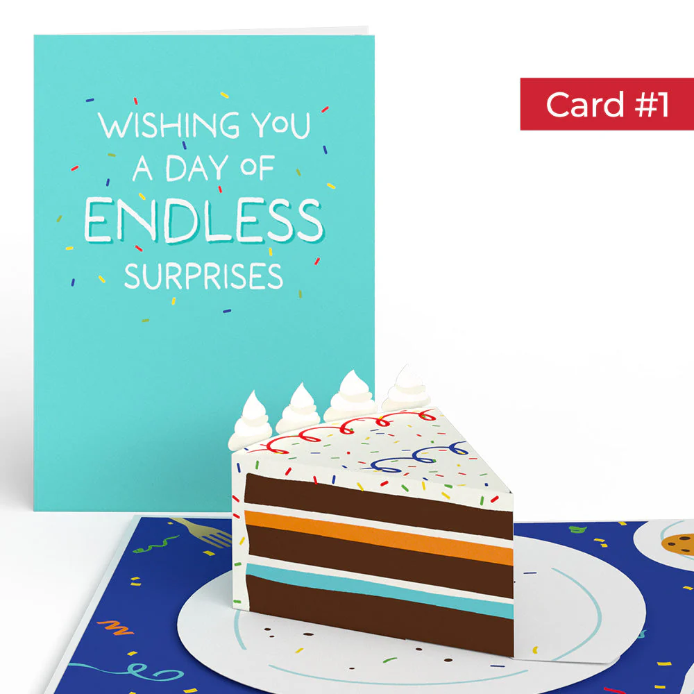 Happy Birthday Endless Surprises 4-in-1 Nesting Card - Image 3