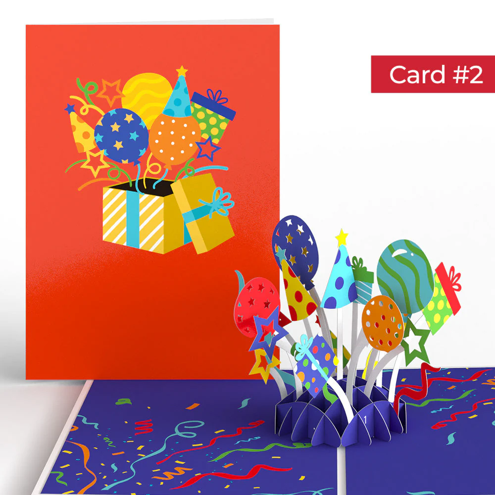 Happy Birthday Endless Surprises 4-in-1 Nesting Card - Image 5
