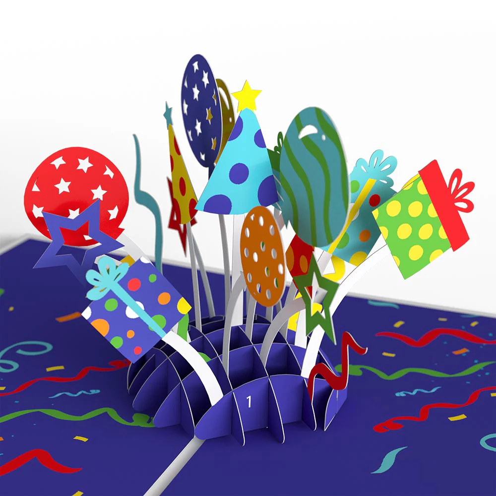 Happy Birthday Endless Surprises 4-in-1 Nesting Card - Image 6