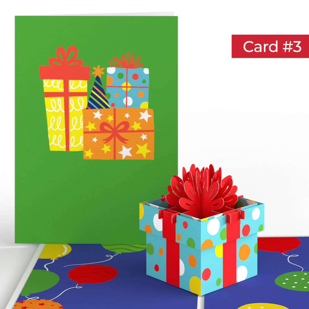 Happy Birthday Endless Surprises 4-in-1 Nesting Card - Image 7