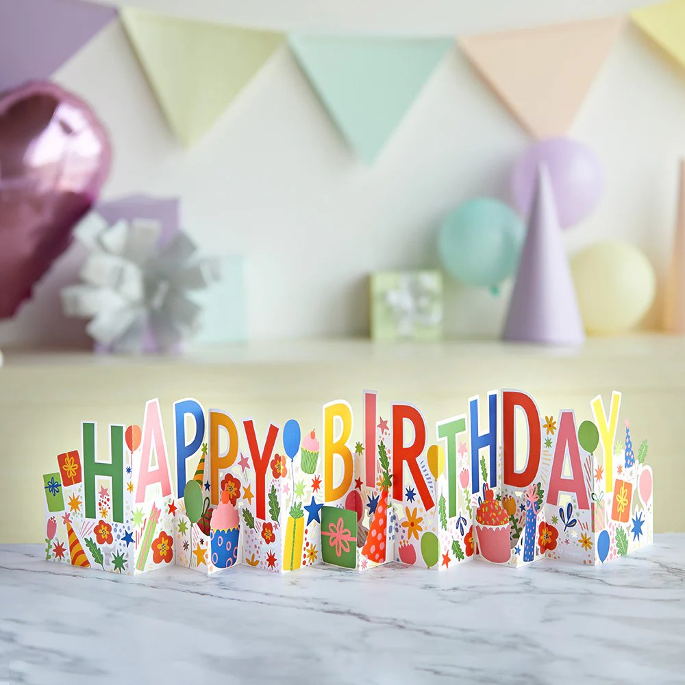Happy Birthday Loooooong Card™ (Expands to 2 feet) - Image 2
