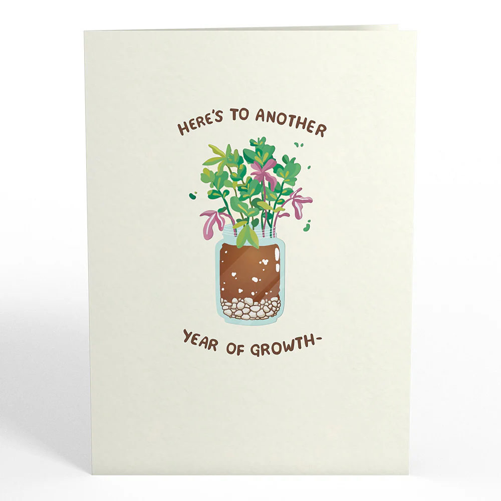 Happy Birthday Plants Pop-Up Card - Image 4