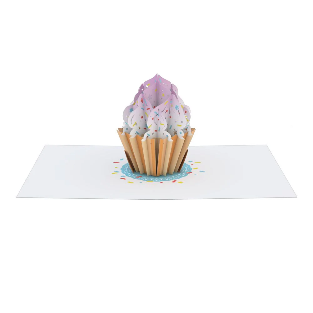 Happy Birthday Sprinkles Cupcake: Paperpop® Card - Image 3