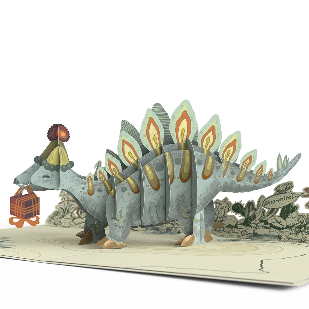 Happy Birthday You F*cking Fossil Pop-Up Card and Sentiment Set - Image 3