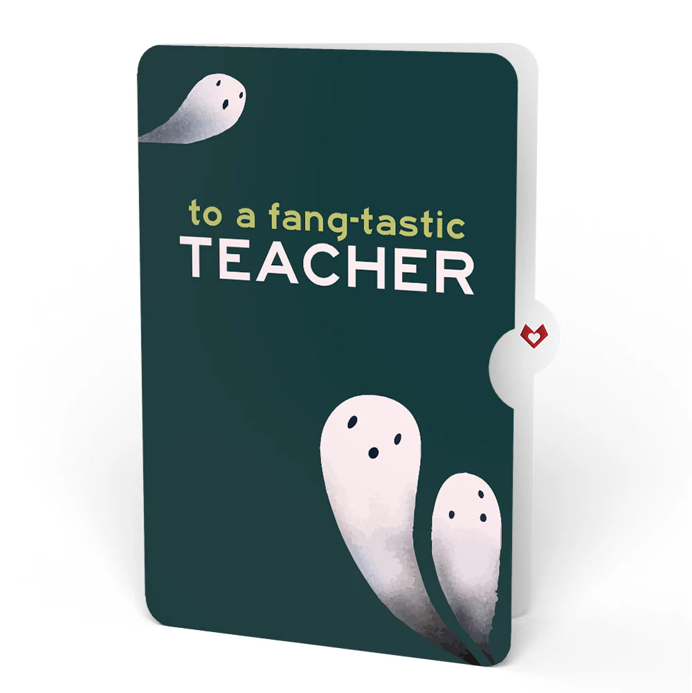 Happy Halloween Pumpkin Pop-Up Card and Sentiment Set for Teacher - Image 4