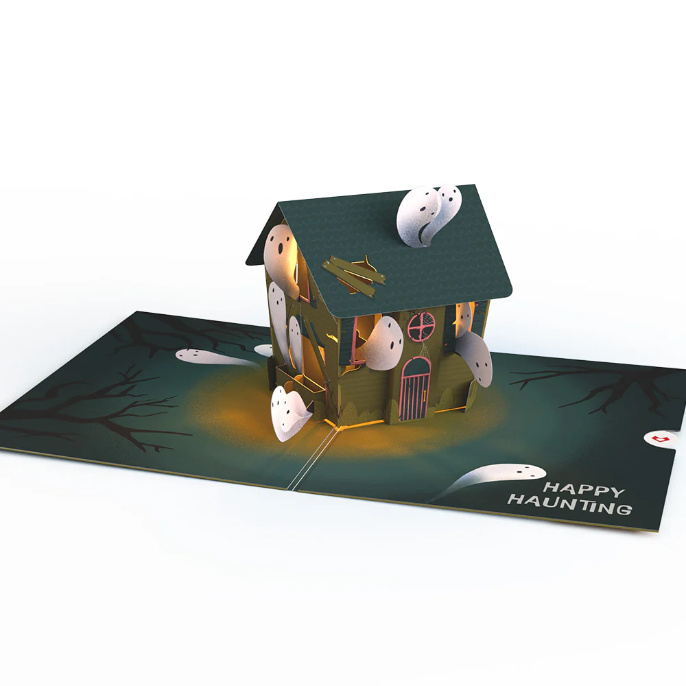 Happy Haunting Halloween Music and Lights Pop-Up Card and Sentiment Set for Uncle - Image 3