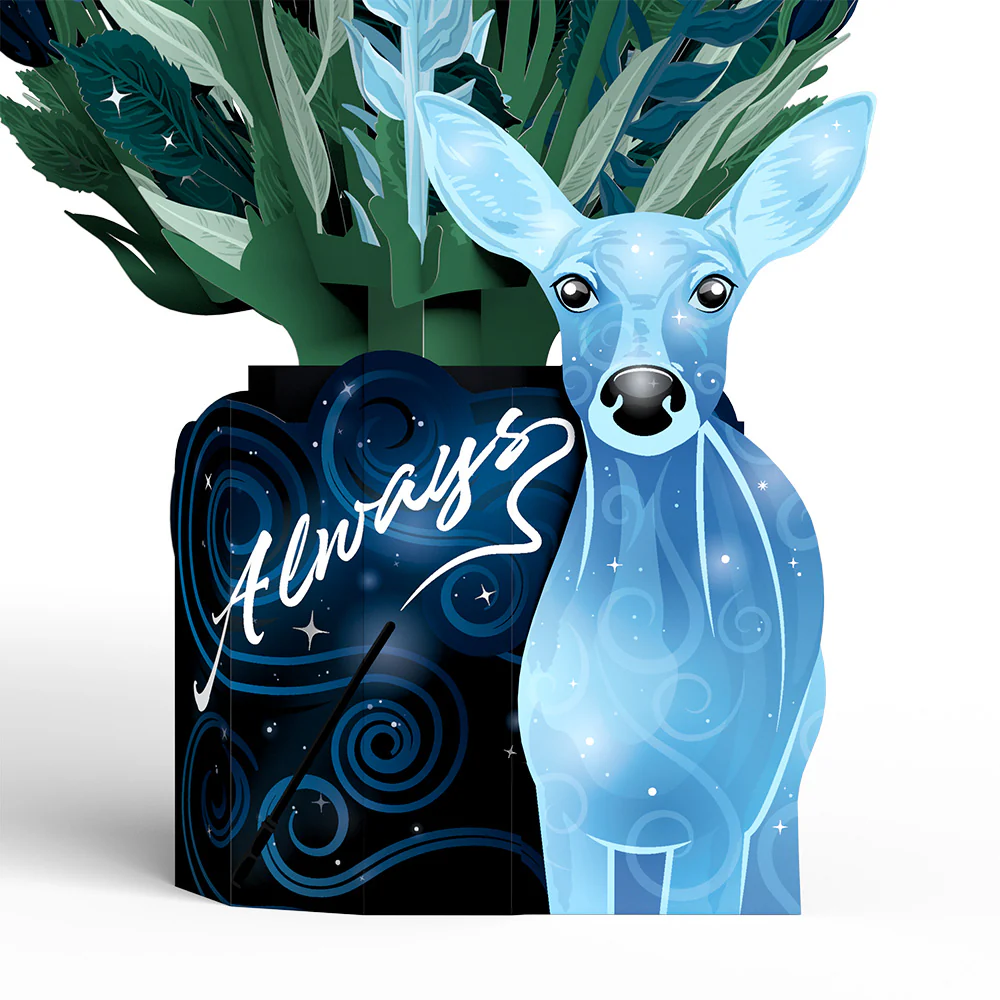 Harry Potter™ Always Pop-Up Card & Flower Buds Bouquet Bundle - Image 5