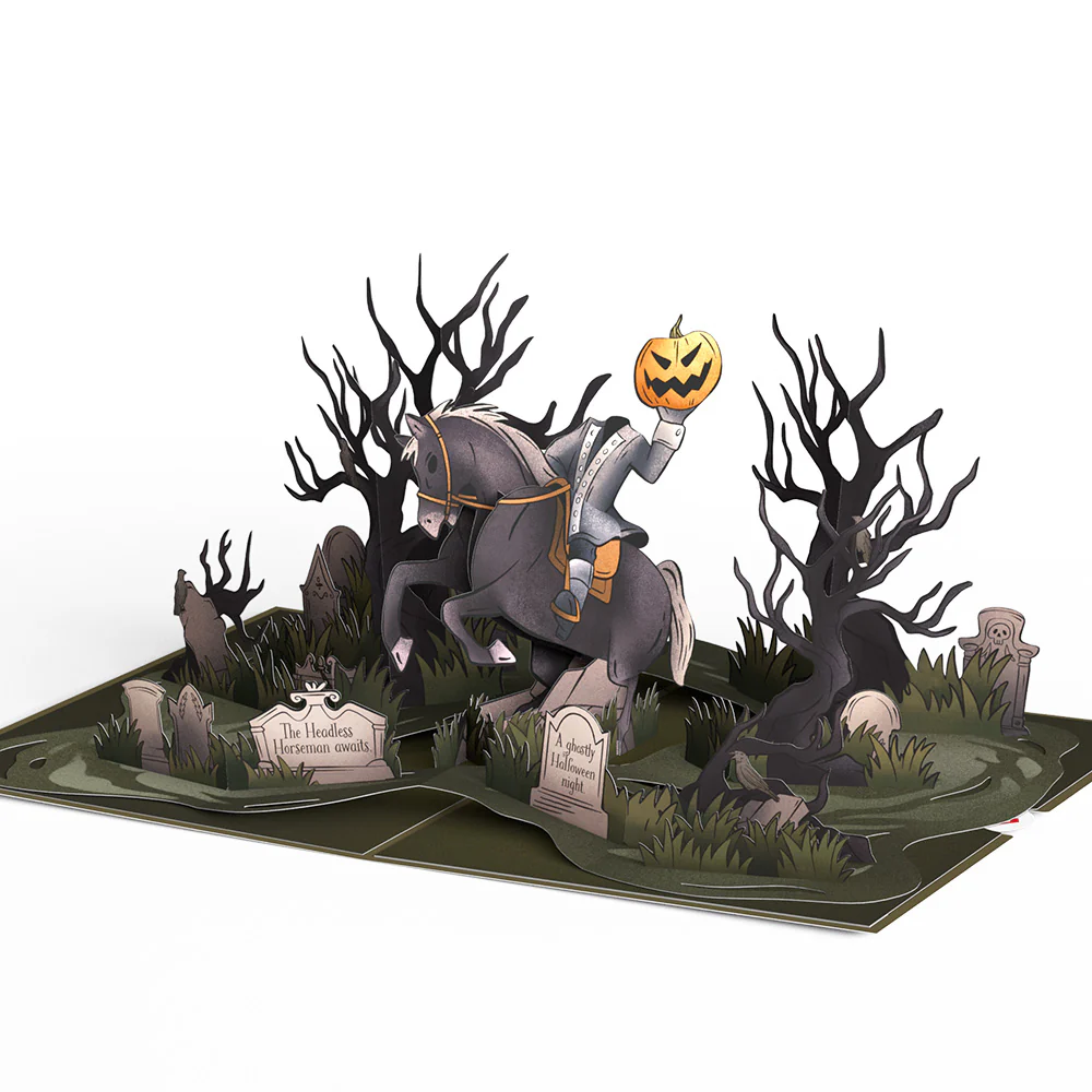 Headless Horseman Halloween Pop-Up Card - Image 3