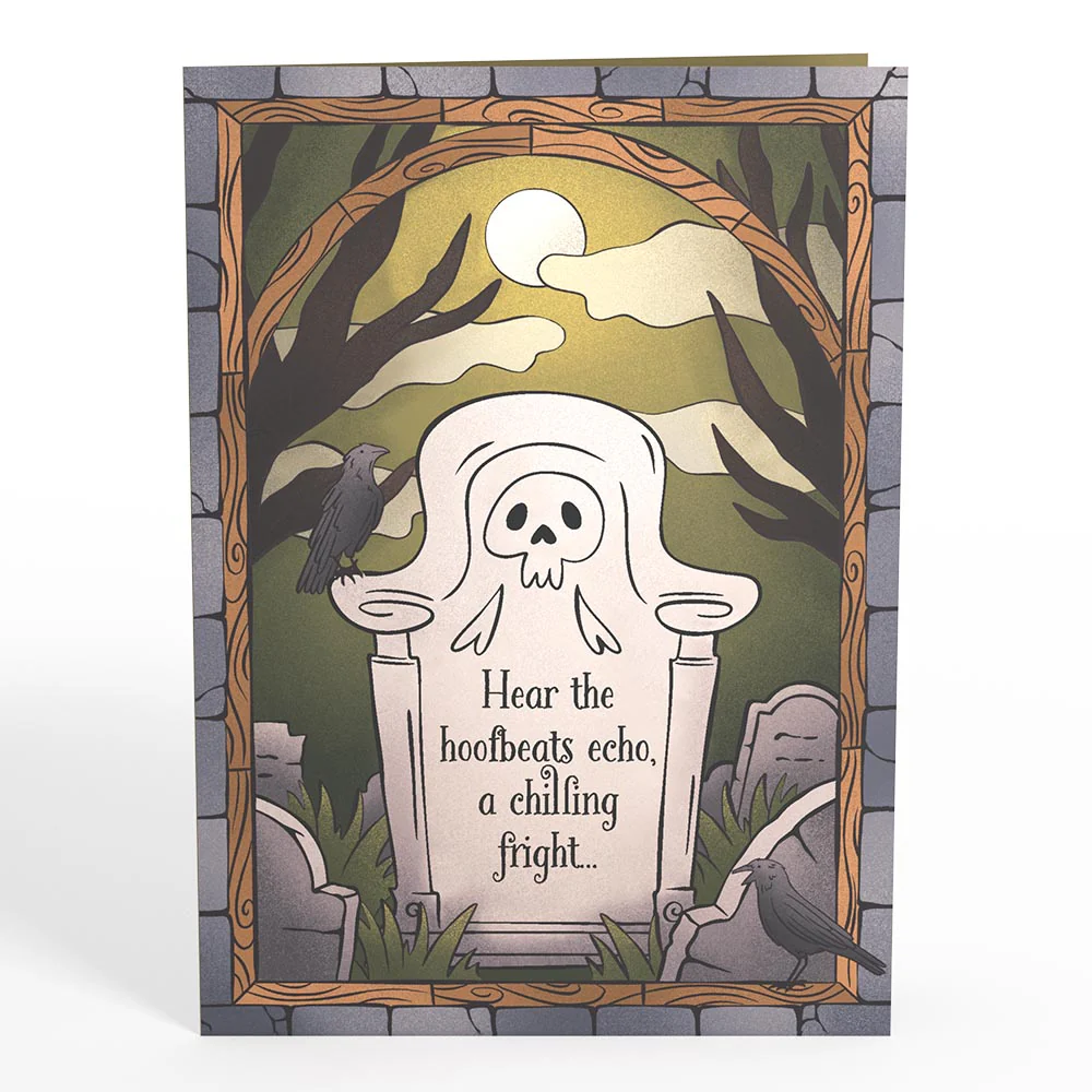 Headless Horseman Halloween Pop-Up Card - Image 4