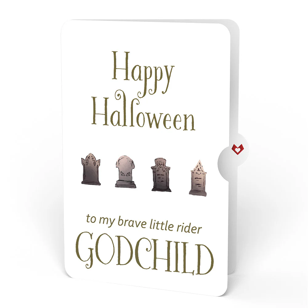Headless Horseman Halloween Pop-Up Card and Sentiment Set for Godchild - Image 4