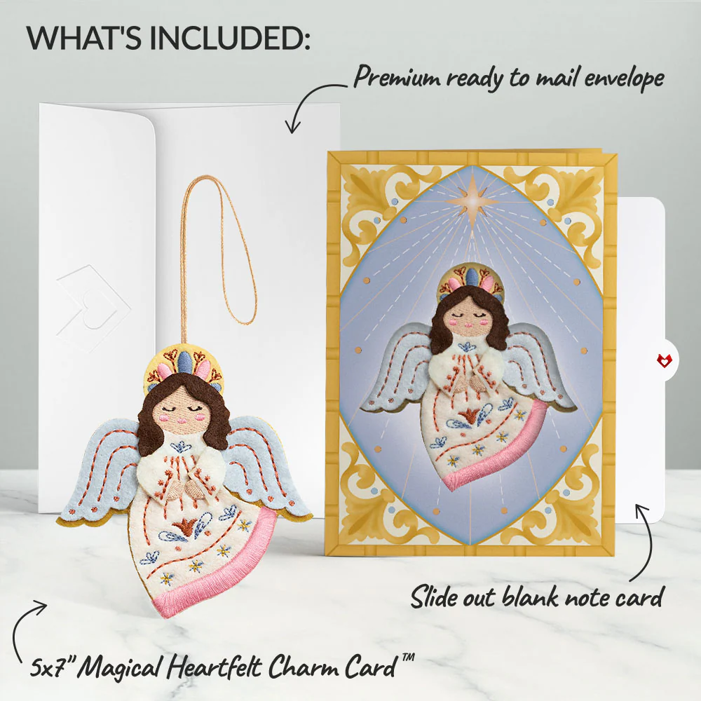 Heavenly Angel HeartFelt Charm Card™ - Image 8