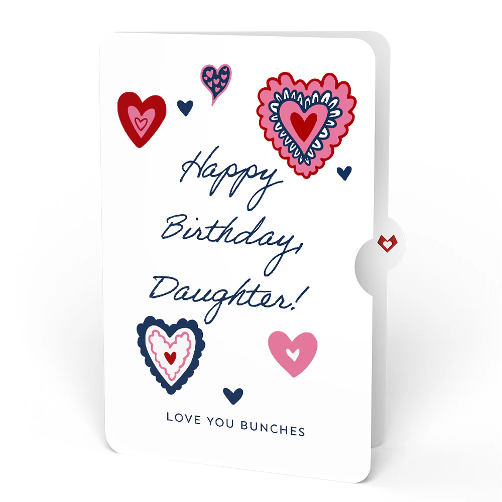 Hey, Love Bug! Pop-Up Card and Heart Motif Birthday Sentiment Set for Daughter - Image 4