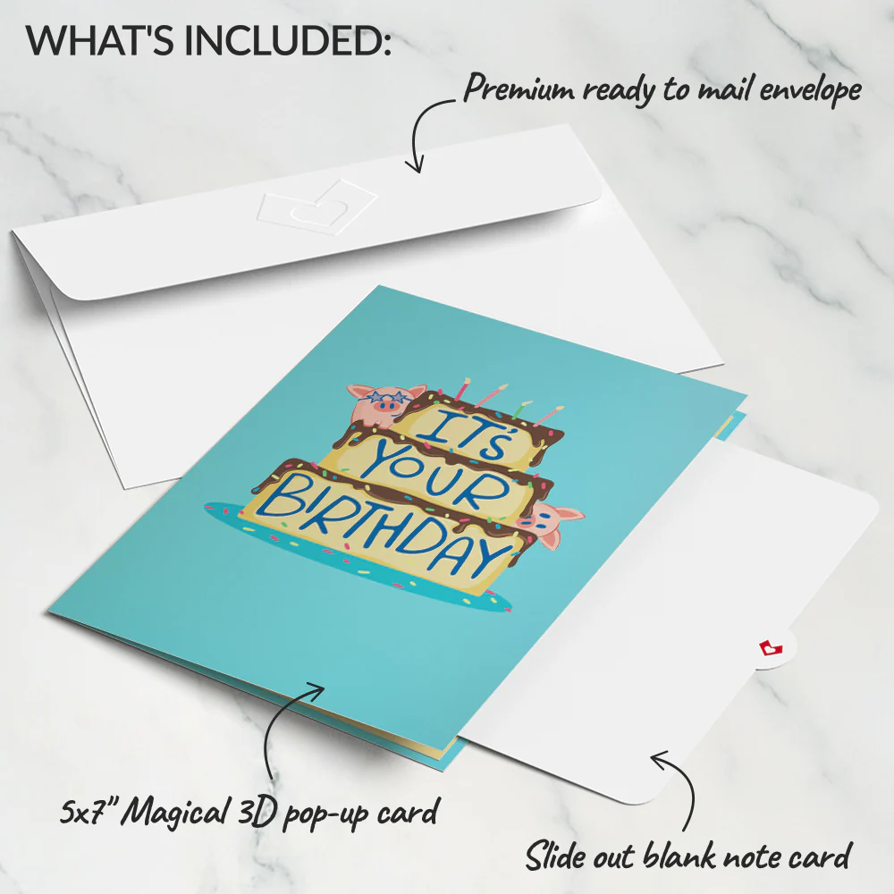 Hog Wild Birthday Pop-Up Card - Image 6