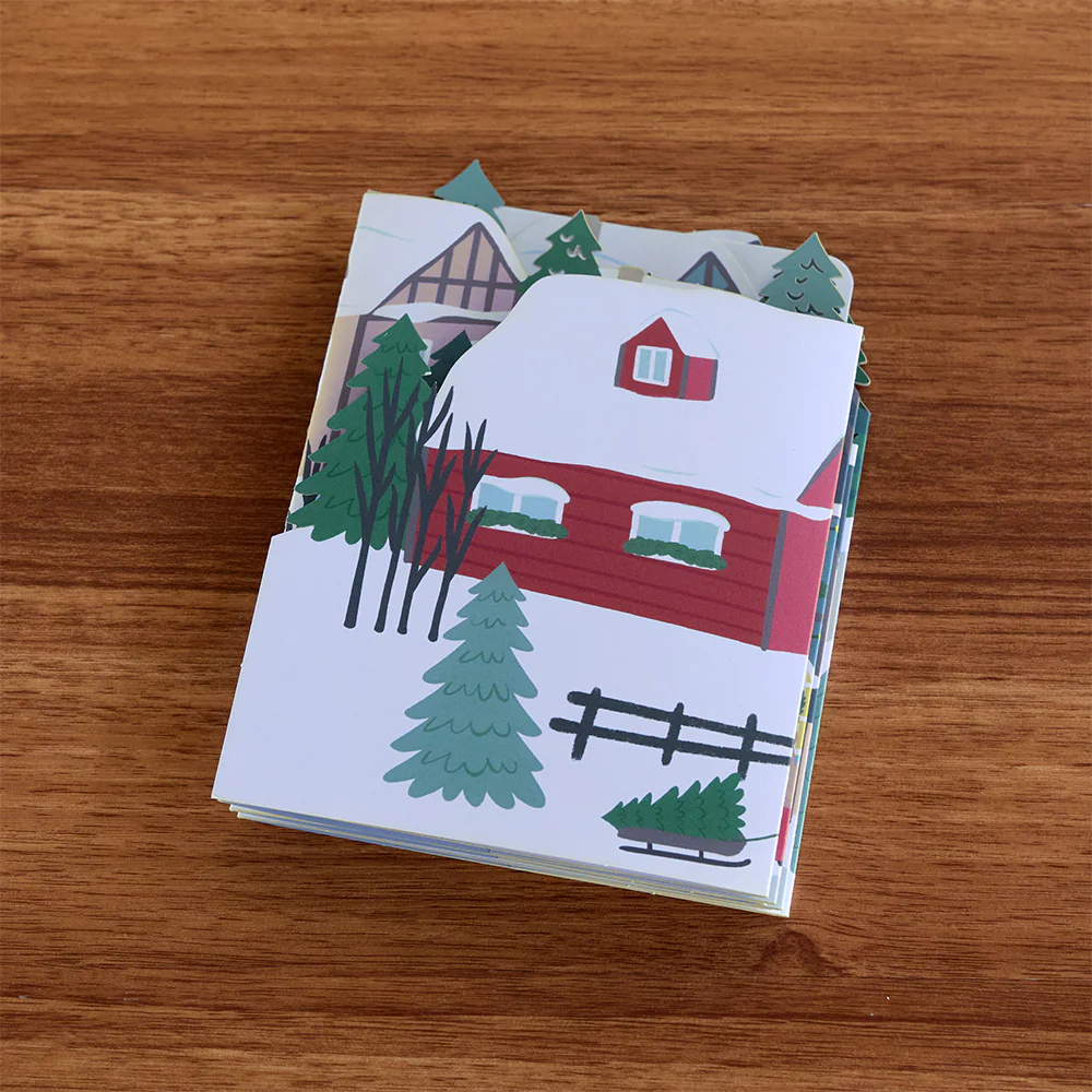 Holiday Stroll Loooooong Card™ (Expands to 2 feet) - Image 2