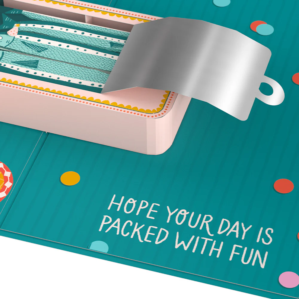 Holy Mackerel, It's Your Birthday Pop-Up Card - Image 3