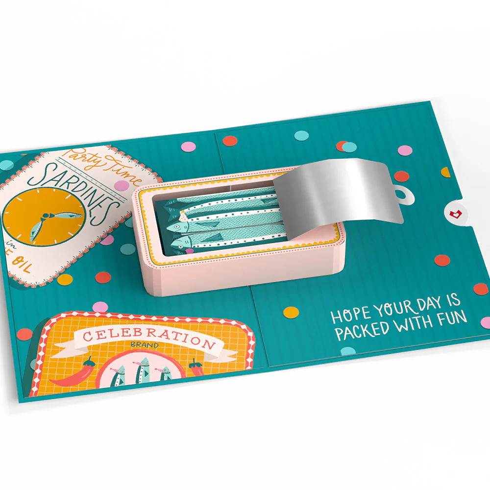 Holy Mackerel, It's Your Birthday Pop-Up Card - Image 4